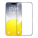 Baseus Sapphire Series Full Coverage HD Tempered Glass Screen Protector for Ip 16 Pro - واقي شاشة بيسوس سافاير زجاج مقسى كامل التغطية