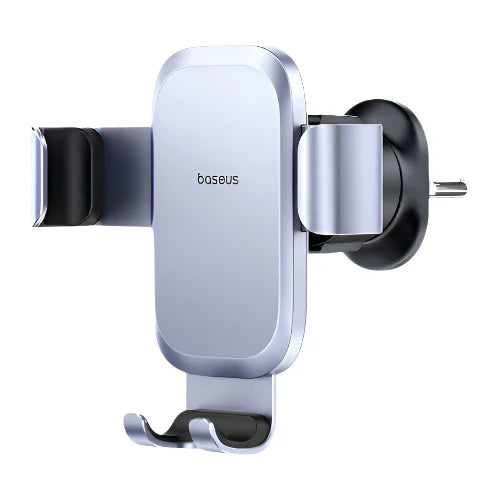 Baseus Metal Age Go Gravity Car Mount Air Outlet Grey | حامل سيارة بيسوس Metal Age Go جرافيتي للمكيف رمادي