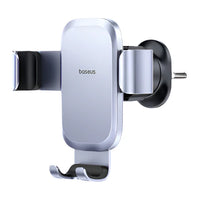 Baseus Metal Age Go Gravity Car Mount Air Outlet Grey | حامل سيارة بيسوس Metal Age Go جرافيتي للمكيف رمادي