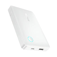 Baseus EnerFill FP11 Power Bank 10000mAh 15W White (With Cable C→C 30cm 20V/3A) | باور بانك بيسوس إنرفيل 10000 مللي أمبير 15 واط أبيض
