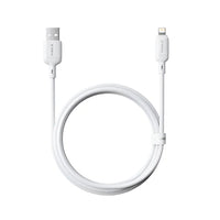 Baseus Silky Cable USB to Lightning 2.4A 1m White | كيبل بيسوس سيلكي USB لايتننج 1 متر أبيض