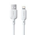 Baseus Silky Cable USB to Lightning 2.4A 1m White | كيبل بيسوس سيلكي USB لايتننج 1 متر أبيض