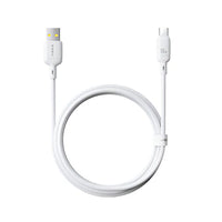 Baseus Silky Cable USB to Type-C 100W 1m White | كابل بيسوس سيلكي يو اس بي تايب سي 100 واط 1 متر أبيض