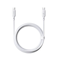 Baseus Silky Cable USB→C 100W 2m White | كابل بيسوس سيلكي USB-C 100 واط 2 متر أبيض