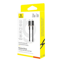 Baseus Dura Cable C→iP 20W 1m Gold+Black | كابل بيسوس دورا شحن سريع