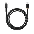 Baseus Dura Cable C→iP 20W 1m Gold+Black | كابل بيسوس دورا شحن سريع