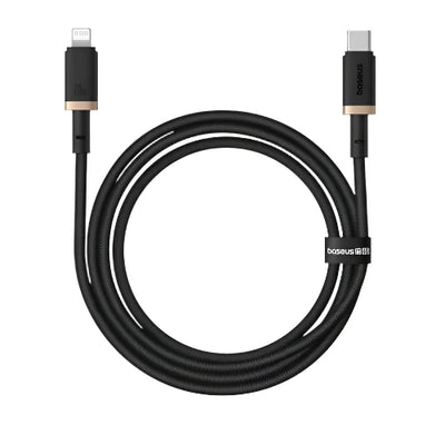 Baseus Dura Cable C→iP 20W 1m Gold+Black | كابل بيسوس دورا شحن سريع