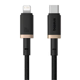 Baseus Dura Cable USB-C 20W 2m Gold+Black - كابل بيسوس دورا