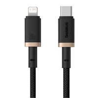 Baseus Dura Cable USB-C 20W 2m Gold+Black - كابل بيسوس دورا