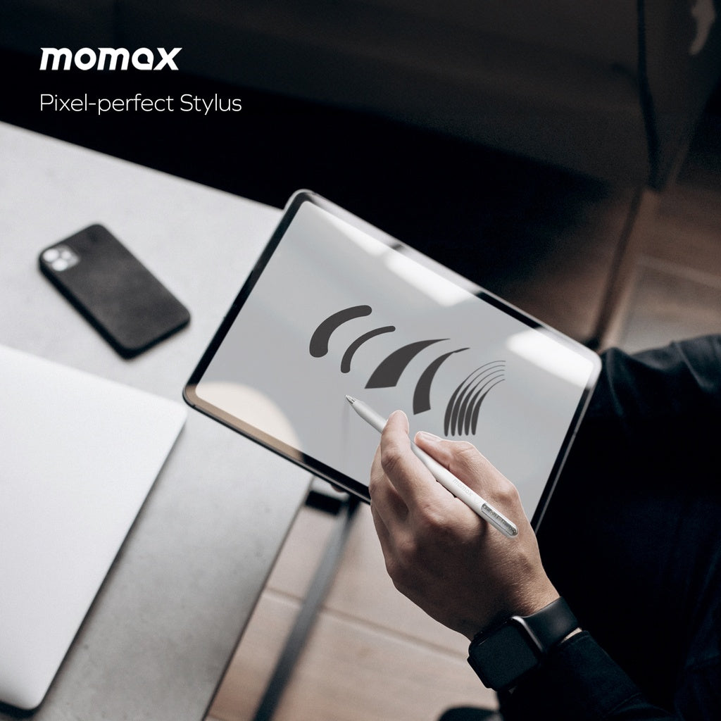 قلم موماكس Folio Flow الذكي للرسم والكتابة | Momax Folio Flow Find My Active Stylus Pen