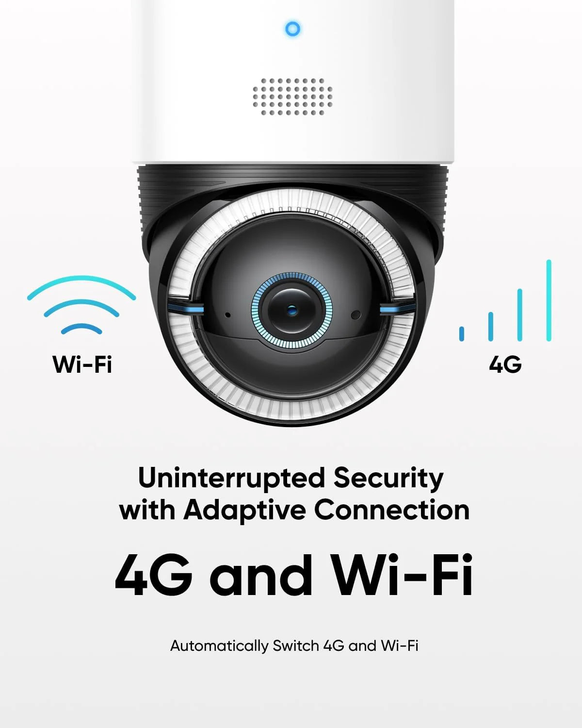 كاميرا مراقبة انكر يوفي 4G LTE S330, دقة 4K, تشغيل بالطاقة الشمسية | Anker Eufy 4G LTE Cam S330, 4K Solar Security Camera