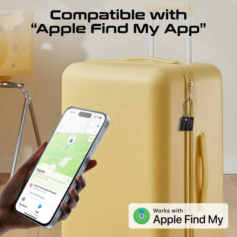 Promate TagLock location tracking shown in the Apple Find My app on a phone