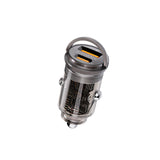 شاحن سيارة شفاف مصغّر 65 واط بمنفذين Power Delivery و QC 3.0 | Promate TransDrive-65W 65W RapidCharge Transparent Mini Car Charger