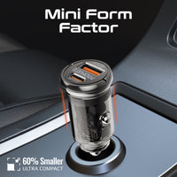 Promate TransDrive-65W حجم مصغر يدخل بمقبس السيارة