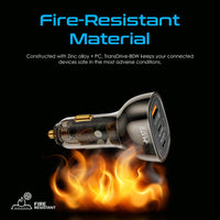 Promate TransDrive-80W يشحن ثلاثة أجهزة أثناء القيادة