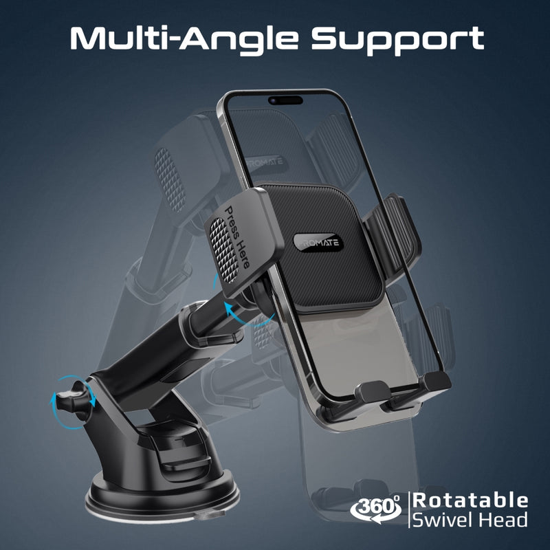 Promate TransHold-EXT air vent mount in-car usage view