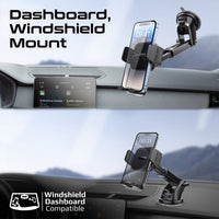 Promate TransHold dashboard mount with phone attached