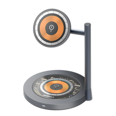 شاحن موماكس Q.MAG Dual 2 اللاسلكي المغناطيسي بقدرة شحن 15 واط | Momax Q.Mag Dual 2 Dual Magnetic Wireless 15W Charging Stand