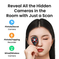 جهاز كشف الكاميرات المخفية UGREEN محمول للحماية من التجسس | UGREEN Camera Lens Detector Portable Anti-Peeping Protection