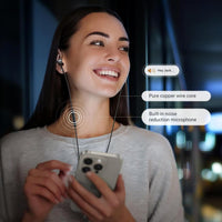 سماعات سلكية Ugreen بمنفذ Type-C - UGREEN Wired Earphones with Type-C Connector