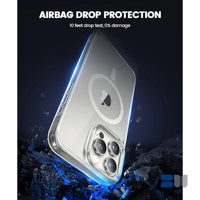 UGREEN Classy Clear Magnetic Protective Case for iPhone 16 Pro Max Upgraded Version (Clear) | حافظة يوجرين المغناطيسية الشفافة لآيفون 16 برو ماكس