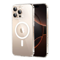 UGREEN Classy Clear Magnetic Protective Case for iPhone 16 Pro Upgraded Version (Clear) | كفر يو جرين شفاف مغناطيسي فاخر لآيفون 16 برو نسخة محدثة