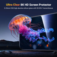 UGREEN HD Screen Protector with Installation Frame for iPhone 16 Pro (2-Pack) | واقي شاشة عالي الدقة من يوجرين مع إطار تركيب لآيفون 16 برو - عبوتين