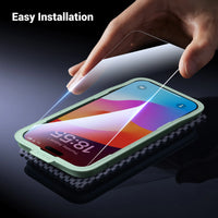 واقي شاشة UGREEN HD مع إطار تركيب لآيفون 16 برو ماكس - عبوتين | UGREEN HD Screen Protector with Installation Frame for iPhone 16 Pro Max (2-Pack)