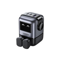 شاحن يوجرين روبوت GaN 65 واط 3 منافذ USB-A+2×USB-C | UGREEN USB-A+2×USB-C 65W Robot GaN Tech Fast Charger