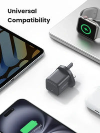 UGREEN 30W USB-C GaN Fast Charger UK - شاحن يوجرين 30 واط تقنية GaN سريع