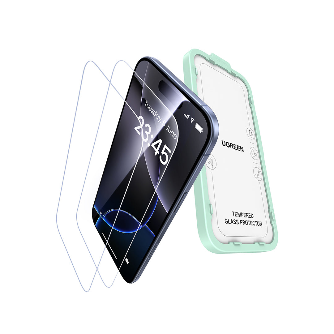 UGREEN Screen Protector for iPhone 17 Air 2-Pack | واقي شاشة يونيجرين لآيفون 17 Air عبوتين