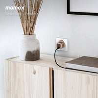شاحن موماكس 1-جارج بمنفذ تايب سي وبقدرة شحن 30 واط | Momax 1-Charge 30W GaN USB-C Charger