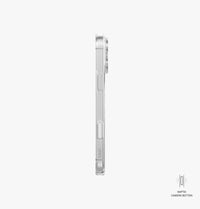 UNIQ AirSuit 1.3mm ultra slim case for iPhone 17 Pro Max Clear - side profile