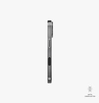 UNIQ AirSuit 1.3mm ultra slim case for iPhone 17 Smoke - side profile