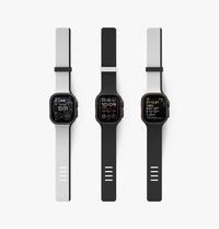 UNIQ Revix IV reversible Apple Watch band Mist Grey Black - styling variants