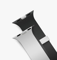 UNIQ Revix IV reversible Apple Watch band Mist Grey Black - band detail