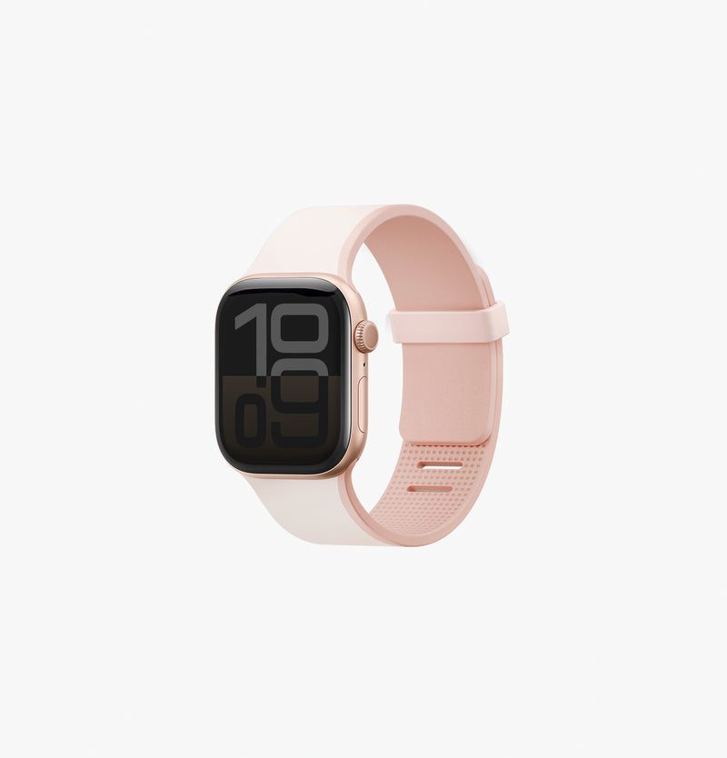 UNIQ Revix IV reversible Apple Watch band Petal Pink Misty Rose - front view
