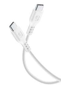 Kabloya Hêzê ya Cellularline 120cm USB-C bo USB-C - Kabloya Şarjkirinê ya Cellularline 120cm USB-C bo USB-C