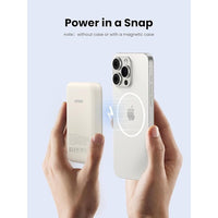UGREEN 10000mAh Mini Magnetic Wireless 20W Power Bank | باور بانك يوجرين 10000 مللي أمبير مغناطيسي لاسلكي 20 واط