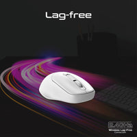 Promate UniGlide White mouse USB receiver detail