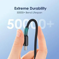 Oraimo OCD-154CC USB-C to USB-C Cable 1.5m Black - Angle