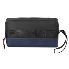 Promate Vali Lightweight Tech Organizer Pouch Cordura Blue-Front