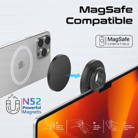 Promate VersaMount Black N52 magnets MagSafe attachment detail