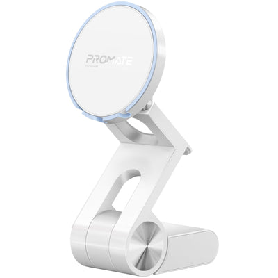 Promate VersaMount White MagSafe extendable camera mount and foldable stand - main view