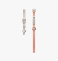 UNIQ Vista Duo lanyard Peach Beige - magnetic buckle detail