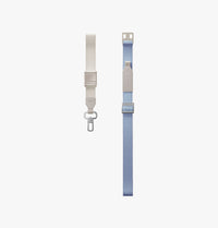 UNIQ Vista Duo lanyard Sky Beige - magnetic buckle detail