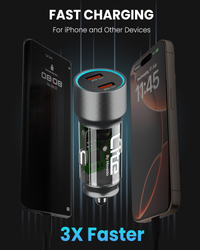 Moxedo Lite 40W Dual USB-C Car Charger - View