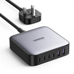 UGREEN 200W USB C Charger Nexode 6-Port GaN Desktop Charging Station | شاحن يوجرين نيكسود 200 واط 6 منافذ تقنية جان محطة شحن مكتبية