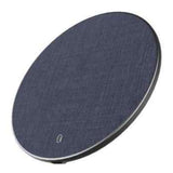 شاحن هافيت W324 اللاسلكي السريع بقدرة 15 واط بتصميم قماشي نحيف - أزرق | Havit W324 15W Slim Fabric Wireless Charger - Blue
