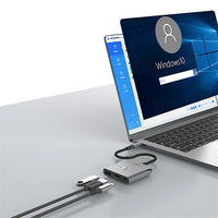 محول لابتوب WiWU 3 في 1 USB-C Hub HB002 مع HDMI 4K